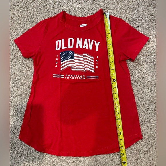 Women's OLD NAVY Everywear 4th of July Robbie Red T-shirt - Picture 7 of 10